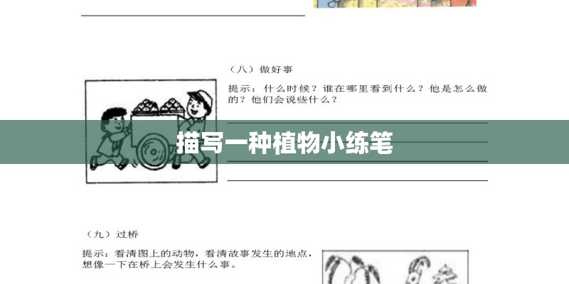 描写一种植物小练笔