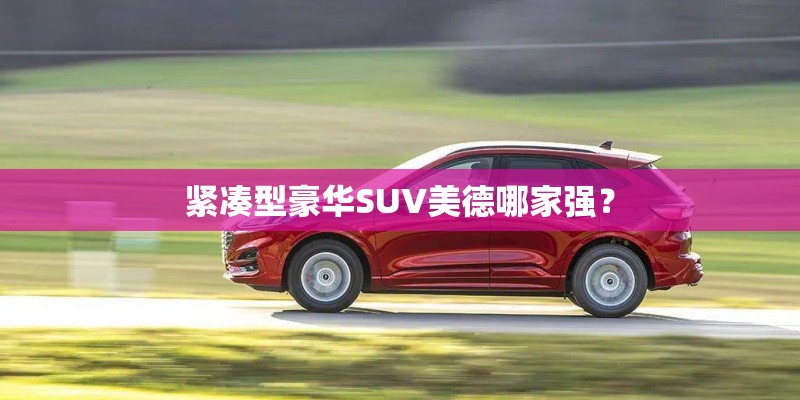 紧凑型豪华SUV美德哪家强？